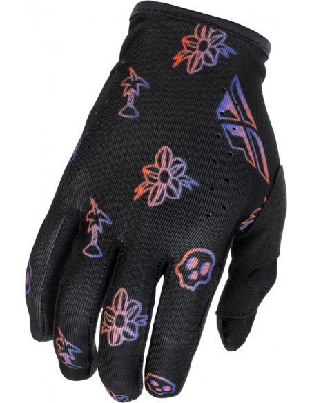Gants FLY RACING Lite Outline Special Edition - noir/rouge/violet