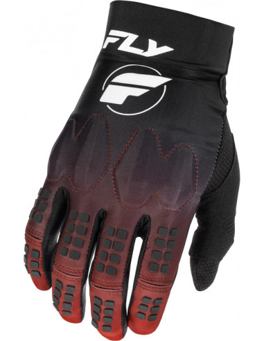 Gants FLY RACING Evolution DST - rouge/noir/blanc