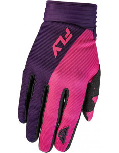 Gants femme FLY RACING F-16 - rose/mauve 2