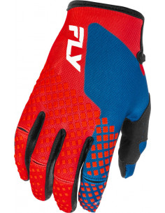 Gants enfant FLY RACING Kinetic - rouge/blanc/bleu 2