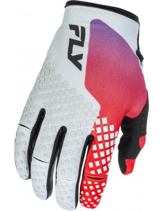 Gants enfant FLY RACING Kinetic - gris/rouge/violet/noir 2