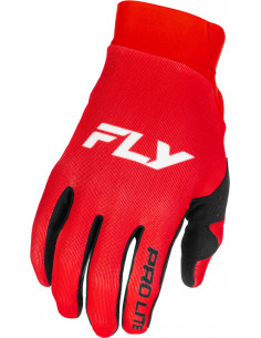 Gants FLY RACING Pro Lite - rouge/blanc 2