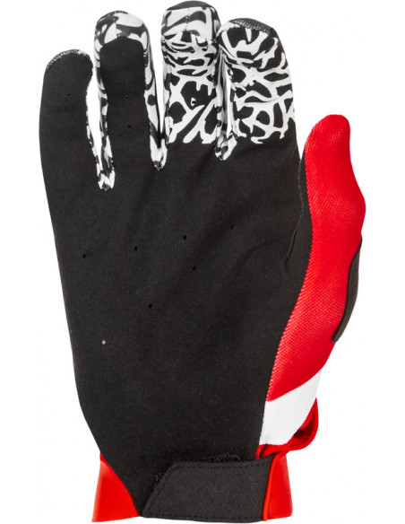 Gants FLY RACING Pro Lite DBK - noir/blanc/rouge