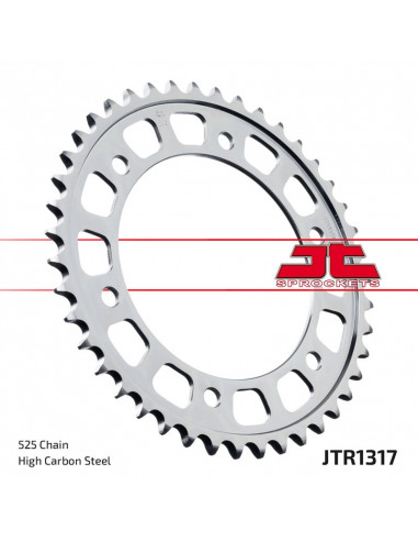 Couronne JT SPROCKETS acier standard 1317 - 525