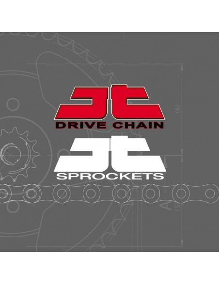 Kit chaîne JT/JT 520HDS 17/38 standard - couronne standard