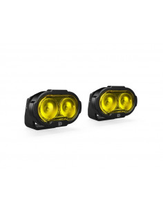 Kit d'éclairage universel DL2 lentille jaune avec câblage standard