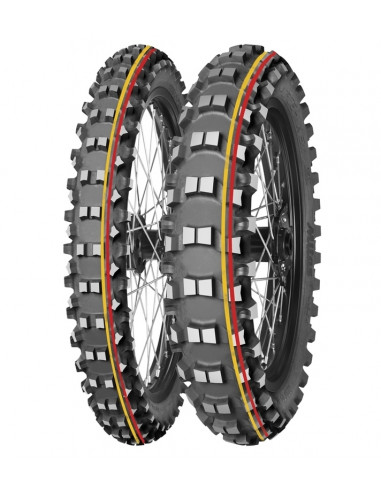 Pneu MITAS TERRA FORCE-MX SM 120/80-19 NHS 63M TT SOFT TO MEDIUM RED YELLOW