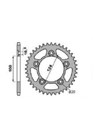 Couronne PBR acier standard - 520