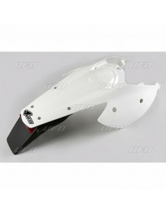 Garde-boue arrière + support de plaque avec feu UFO blanc KTM