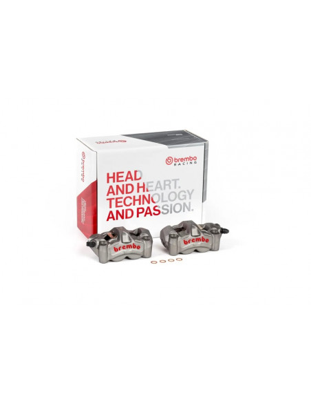 Paire d'étrier de frein avant radial BREMBO UPGRADE M50 4 pistons Ø30mm