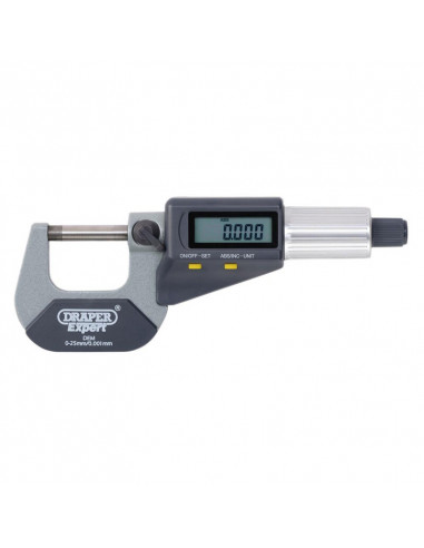 Micromètre externe numérique DRAPER Expert - 0-25 mm