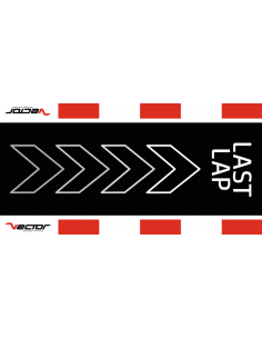 VECTOR Tapis de Paddock PRO - FIM - 200 x 100 cm - LAST LAP