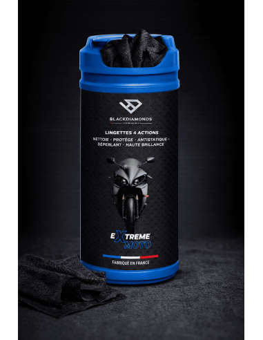 Lingettes moto sans eau BlackDiamonds