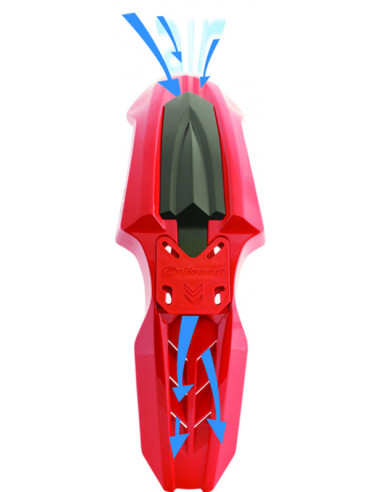 Garde-boue avant POLISPORT Supermotard SM Line blanc