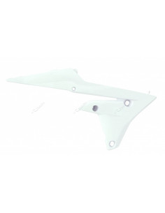 Ouïes de radiateur inférieures RACETECH blanc Yamaha YZ250/450F