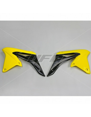 Ouïes de radiateur UFO jaune Suzuki RM-Z250