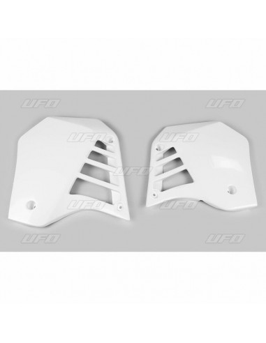 Ouïes de radiateur UFO blanc Yamaha YZ125