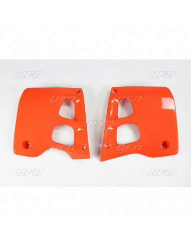 Ouïes de radiateur UFO orange Honda CR125R/250R
