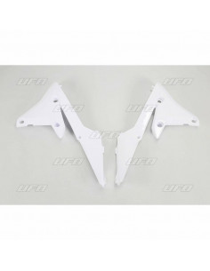 Ouïes de radiateur UFO blanc Yamaha YZ250F/450F