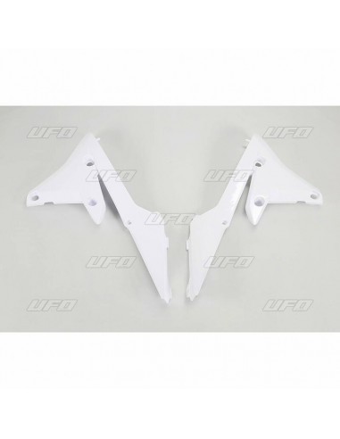 Ouïes de radiateur UFO blanc Yamaha YZ250F/450F