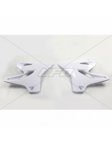 Ouïes de radiateur UFO blanc Yamaha YZ125/250
