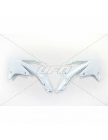 Ouïes de radiateur UFO blanc Honda CRF250R/450R