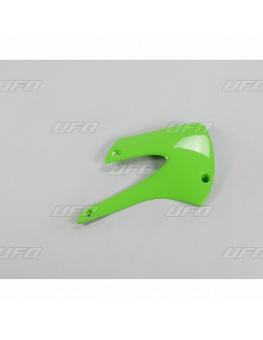 Ouïes de radiateur UFO vert Kawasaki KX80