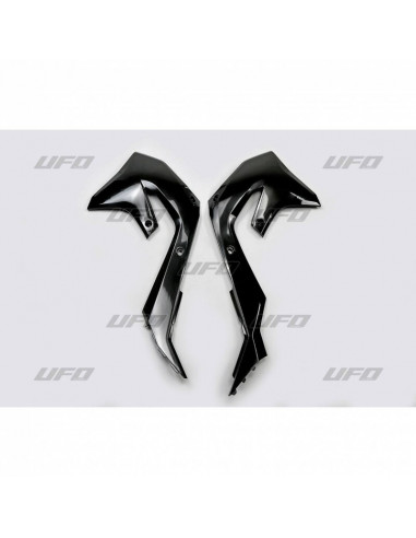 Ouïes de radiateur UFO noir Kawasaki KX450