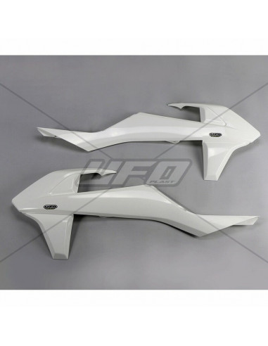 Ouïes de radiateur UFO blanc KTM