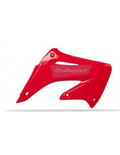 Ouïes de radiateur POLISPORT rouge Honda CRF250R/CRF450R 2
