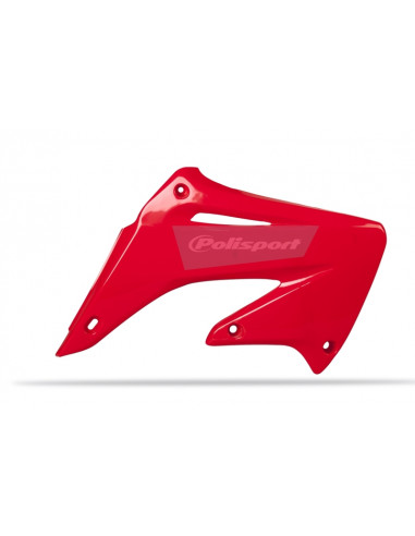 Ouïes de radiateur POLISPORT rouge Honda CRF250R/CRF450R