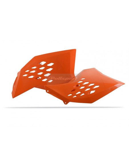 Ouïes de radiateur POLISPORT orange KTM