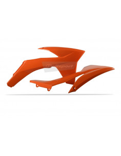 Ouïes de radiateur POLISPORT orange KTM 2