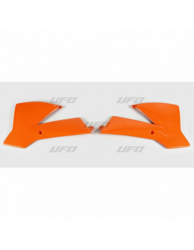 Ouïes de radiateur UFO orange KTM SX65