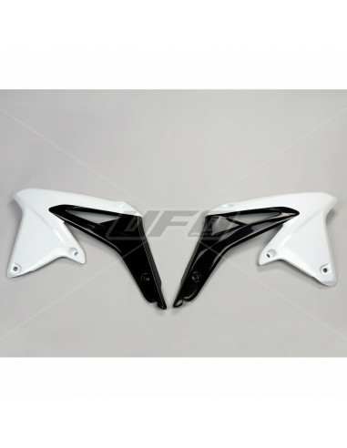 Ouïes de radiateur UFO blanc/noir Suzuki RM-Z450