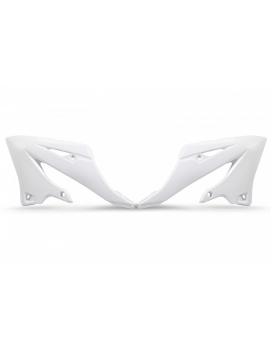 Ouïes de radiateur UFO - blanc Yamaha YZ125/250