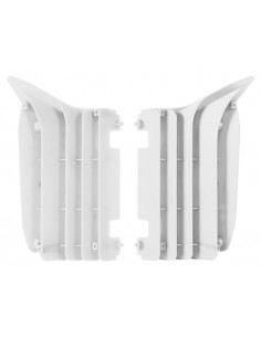 Cache radiateur POLISPORT blanc Yamaha YZ125/250