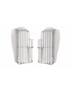 Cache radiateur POLISPORT blanc Yamaha YZ450F