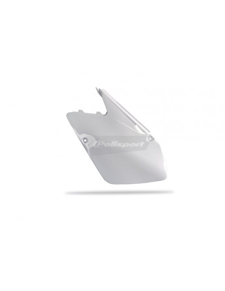 Plaques latérales POLISPORT blanc Suzuki RM125/RM250