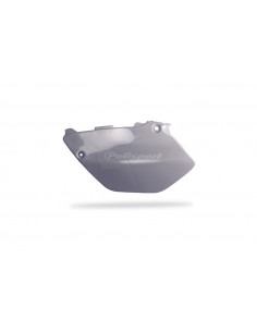 Plaques latérales POLISPORT blanc Yamaha YZ125/YZ250 2