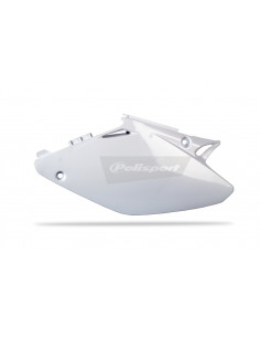 Plaques latérales POLISPORT blanc Honda CR125R/CR250R 2