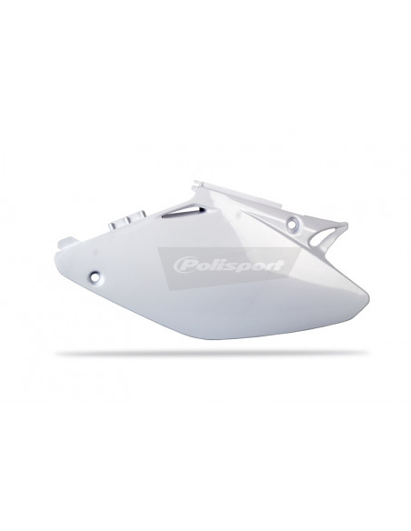 Plaques latérales POLISPORT blanc Honda CR125R/CR250R
