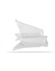 Plaques latérales POLISPORT blanc Honda CR125R/CR250R