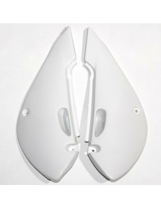 Plaques latérales UFO blanc Suzuki RM65