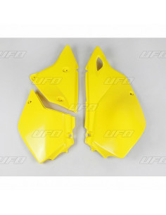 Plaques latérales UFO jaune Suzuki DR-Z400E