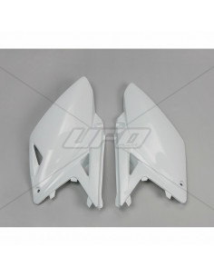 Plaques latérales UFO blanc Suzuki RM-Z250
