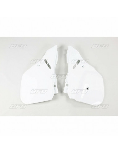 Plaques latérales UFO blanc Honda CR125R/250R