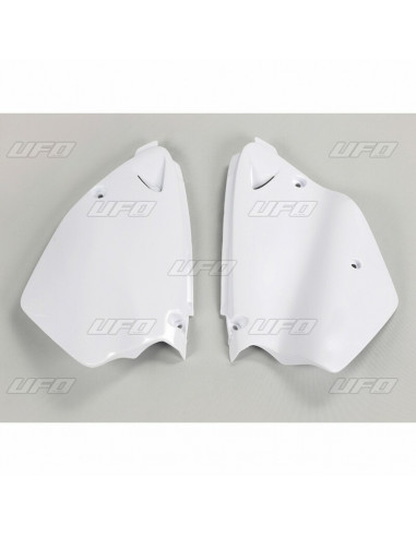 Plaques latérales UFO blanc Yamaha