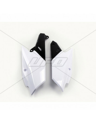 Plaques latérales UFO blanc Yamaha YZ250/450-F