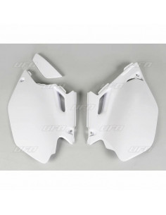 Plaques latérales UFO blanc Yamaha WR250F/450F